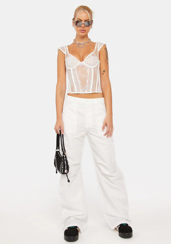 Some Like It Hot Lace Corset Top