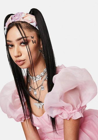 Lilac Tie Dye Hippie Moves Headband