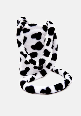 Can't Deal Cow Print Crossbody Bag