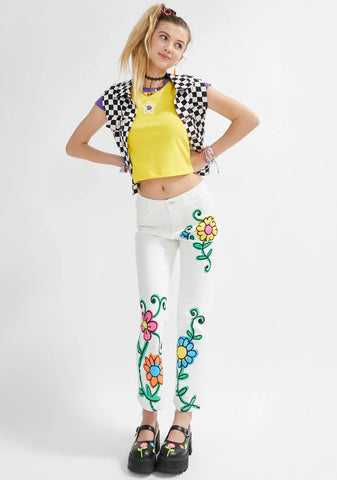 Contrast Sights Baby Tee