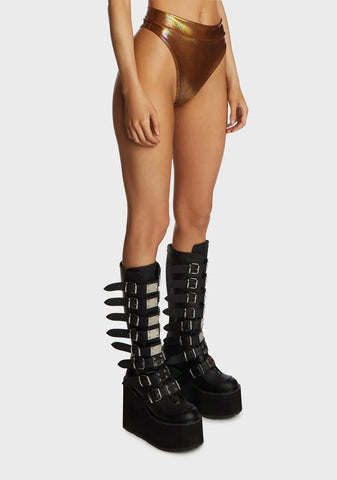 Oil Slick Overboard Bikini Bottoms