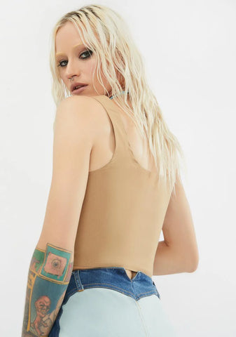 Carmel Royal Down For It Corset Top