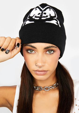 Double Skull Beanie