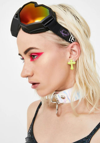 Black Heart Goggles