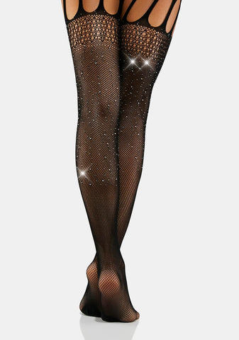 Midnight Sky Fishnet Tights