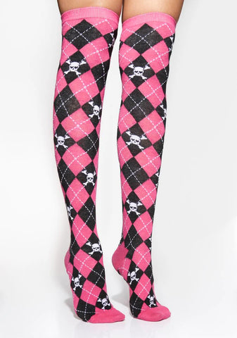 Coming For Me Argyle Socks