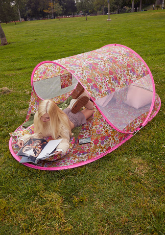 Swirling Flowers Pop-Up Tent