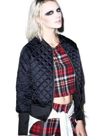 Sweet n' Tender Hooligan Quilted Bomber