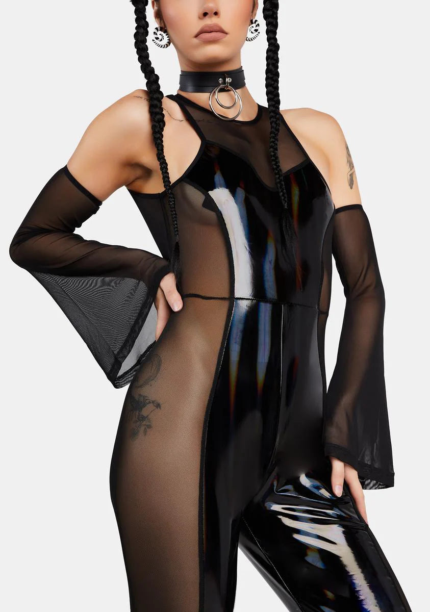After Hours Holographic Jumpsuit