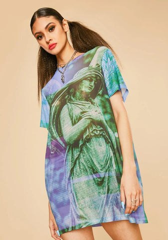 Digital Saga Mesh Graphic Tee