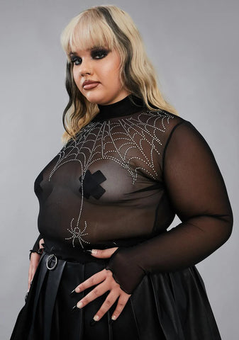 Let's Spin A Tale Mesh Top