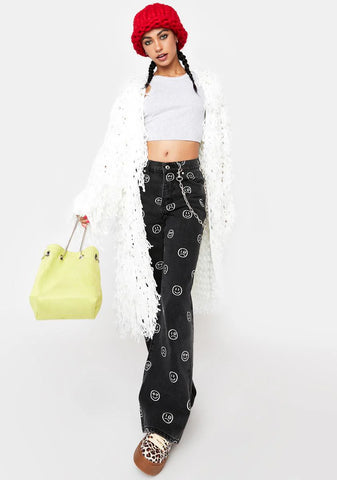 Too Shy Long Cardigan