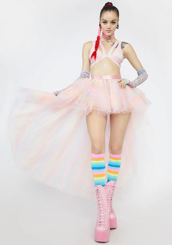 Blush Triple X-Rated Bra Top