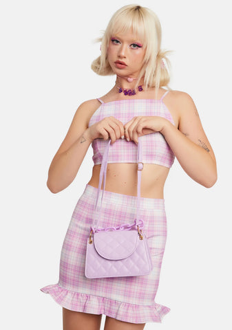 Ornate Quilted Handbag