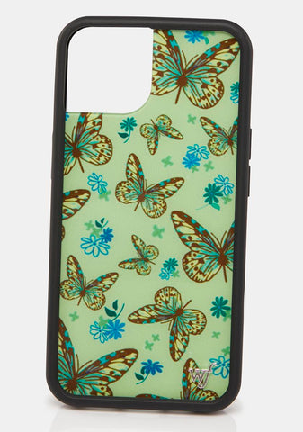 Sage Butterfly iPhone Case