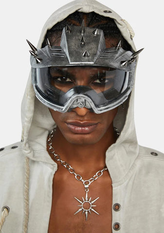 Compression Metal Spiked Goggles