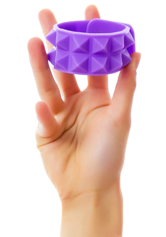 Luxor Double Pyramid Rubber Bracelet