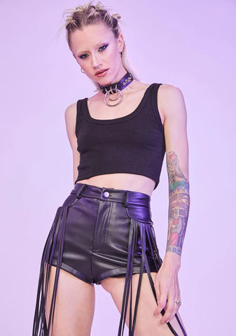 To The Underground Fringe Shorts