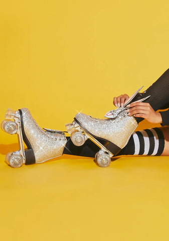 What's Up Doc Glitter Roller Skates