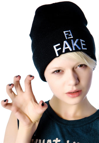 F'in Fake Beanie - Red