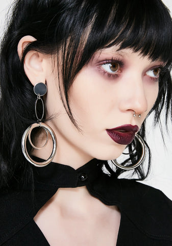 On Target Drop Earrings