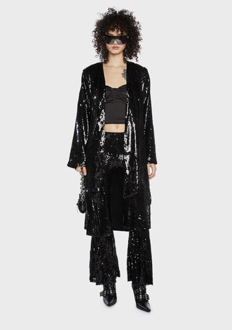 Sass The Night Sequin Duster