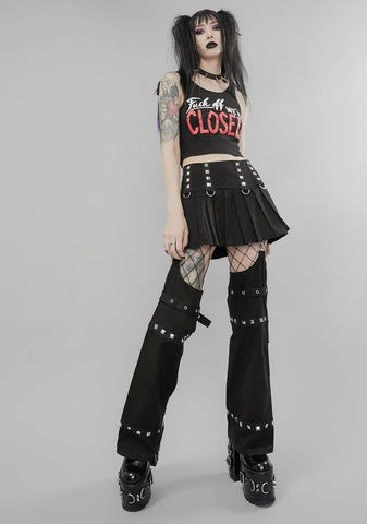 Everything Ends Suspender Skirt