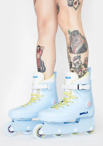 Sky Blue Inline Skates