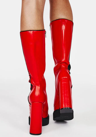 Rock The Party Knee High Boots