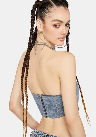 Amison Denim Corset