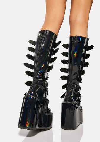 Swing-815 Platform Knee High Boots