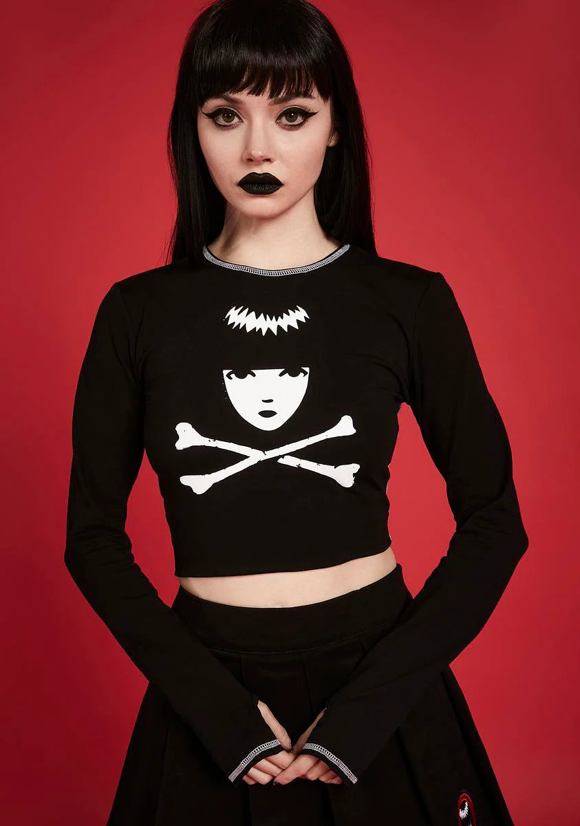 Stay Distant Long Sleeve Top