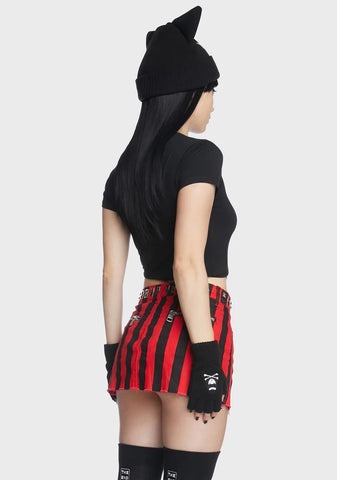 Stay Distant Fingerless Gloves