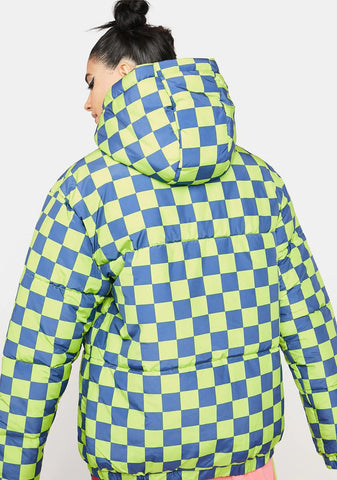 Scout Checkered Puffer Jacket