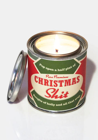 Christmas Shit Candle