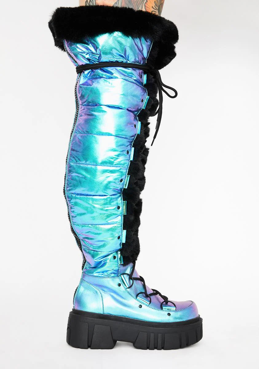 Space Bae Escapade Thigh High Boots