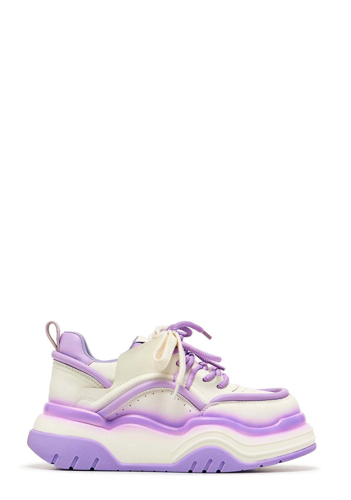 Koi Footwear Neon Reef Platform Trainers - Violet