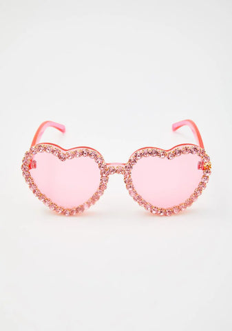 Lover's Paradise Heart Sunglasses