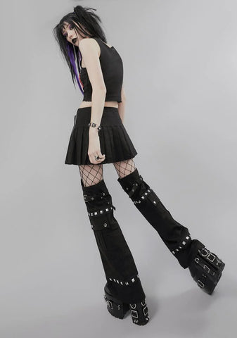 Everything Ends Suspender Skirt