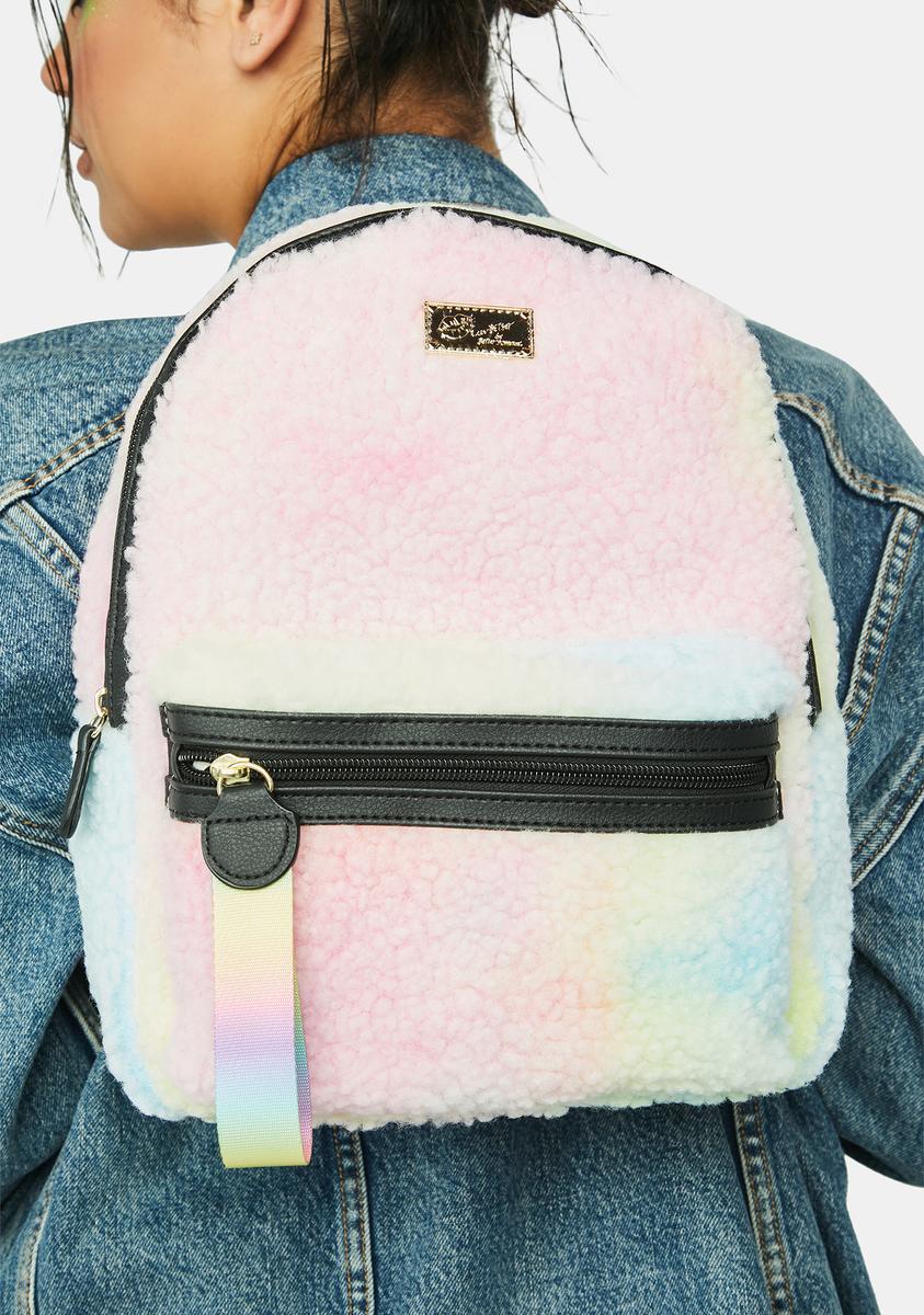 Teddy Bear Faux Fur Backpack