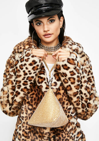 Crystal Kingdom Pyramid Clutch