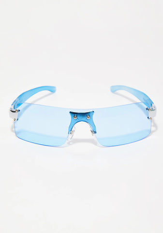 Fixate On Me Rectangle Sunglasses