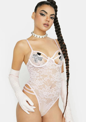 Need Your Touch Lace Teddy