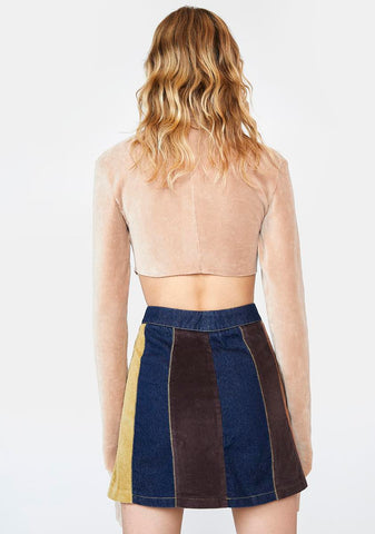 The Peace Train Mini Skirt