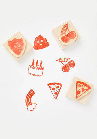 Emoji Rubber Stamp Kit