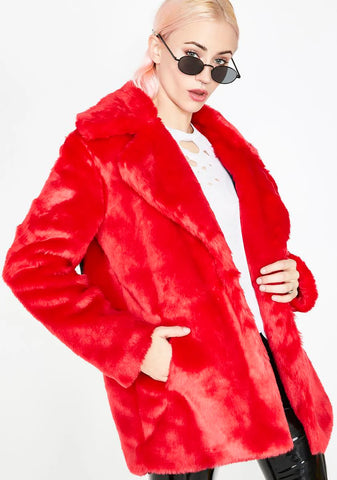 Racked Up Faux Fur Jacket
