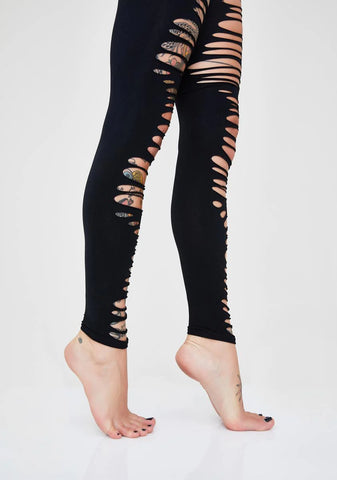 Hot Mess Ripped Tights