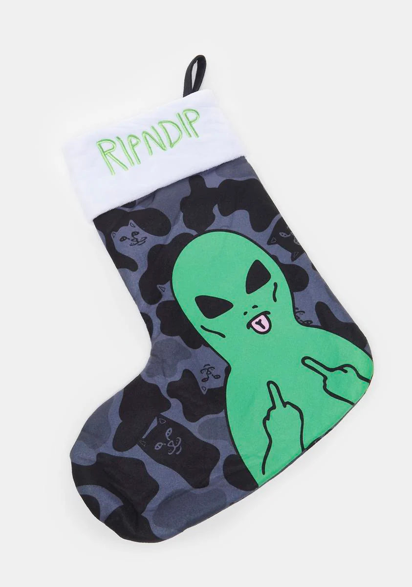Lord Alien Christmas Stocking