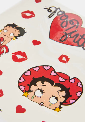 Heart Of Betty Temporary Tattoo Pack