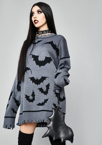 Straight Outta Hell Oversized Sweater